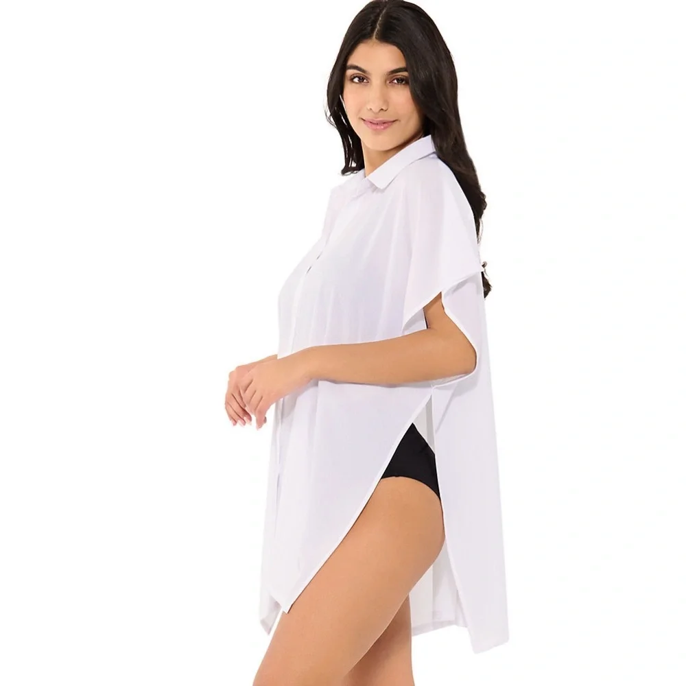 Tie Front Swimsuit Coverup